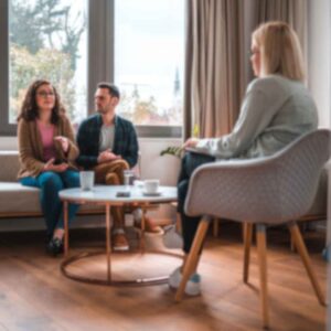 Et trygt terapirum med fokus på professionel vejledning under en sexolog uddannelse.